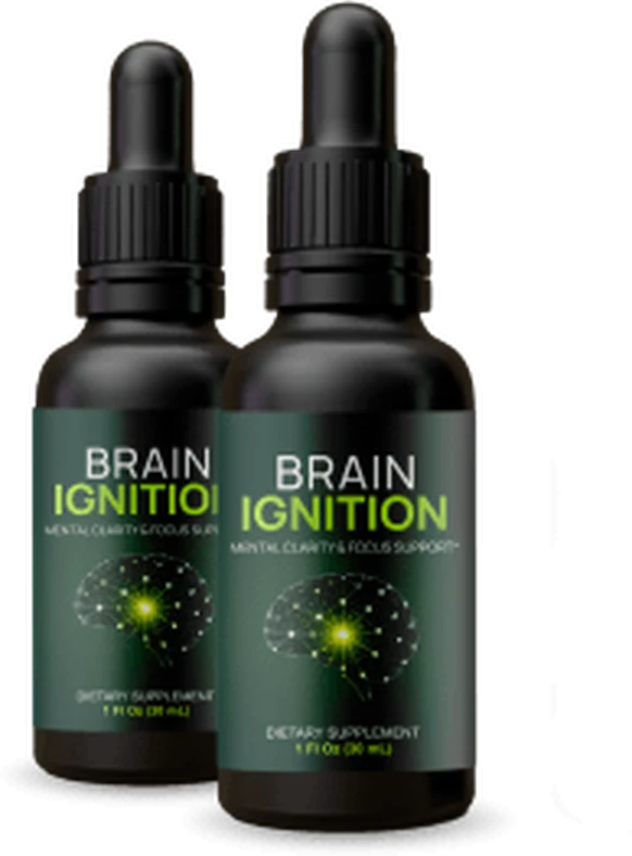 Brain Ignition two 1 fl oz dropper bottles