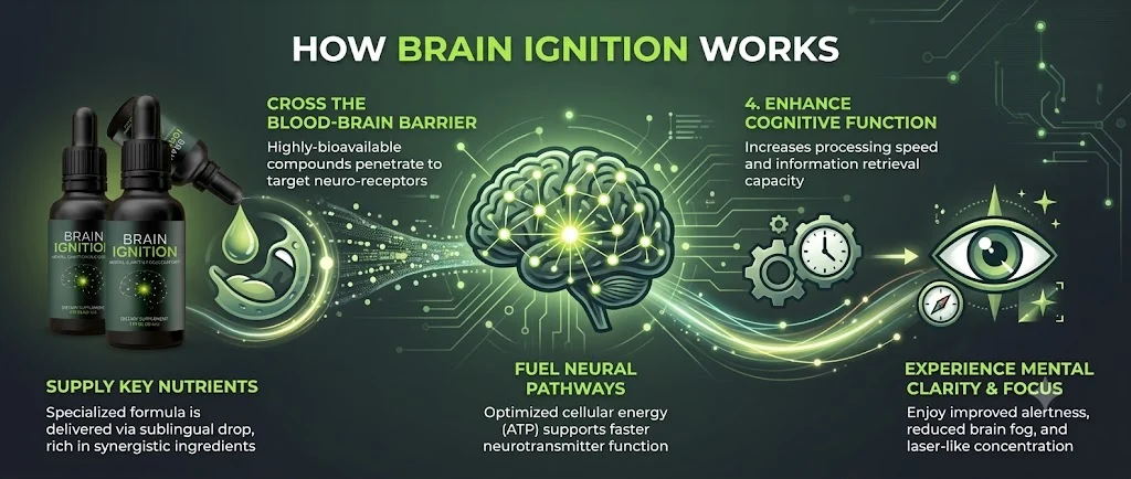 How Brain Ignition works: a sublingual liquid formula to support mental clarity and focus